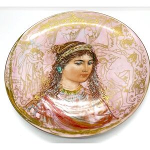 Edna Hibel Diana Plate Tribute to Ancient Greece LARGE  #226 Edition Of 3000
